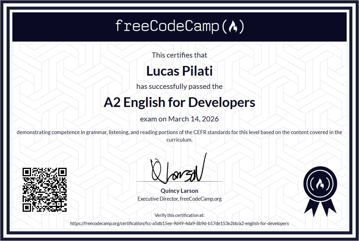 English for Developers – A2 (CEFR)
