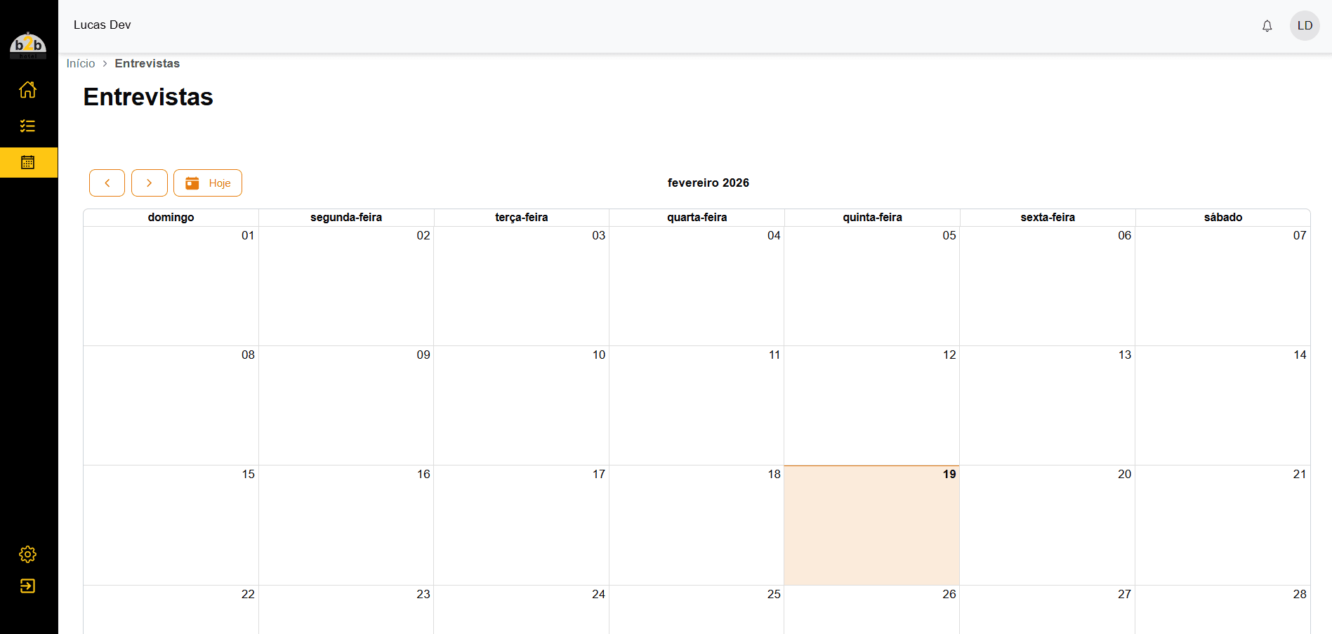 Provider Calendar – Calendar