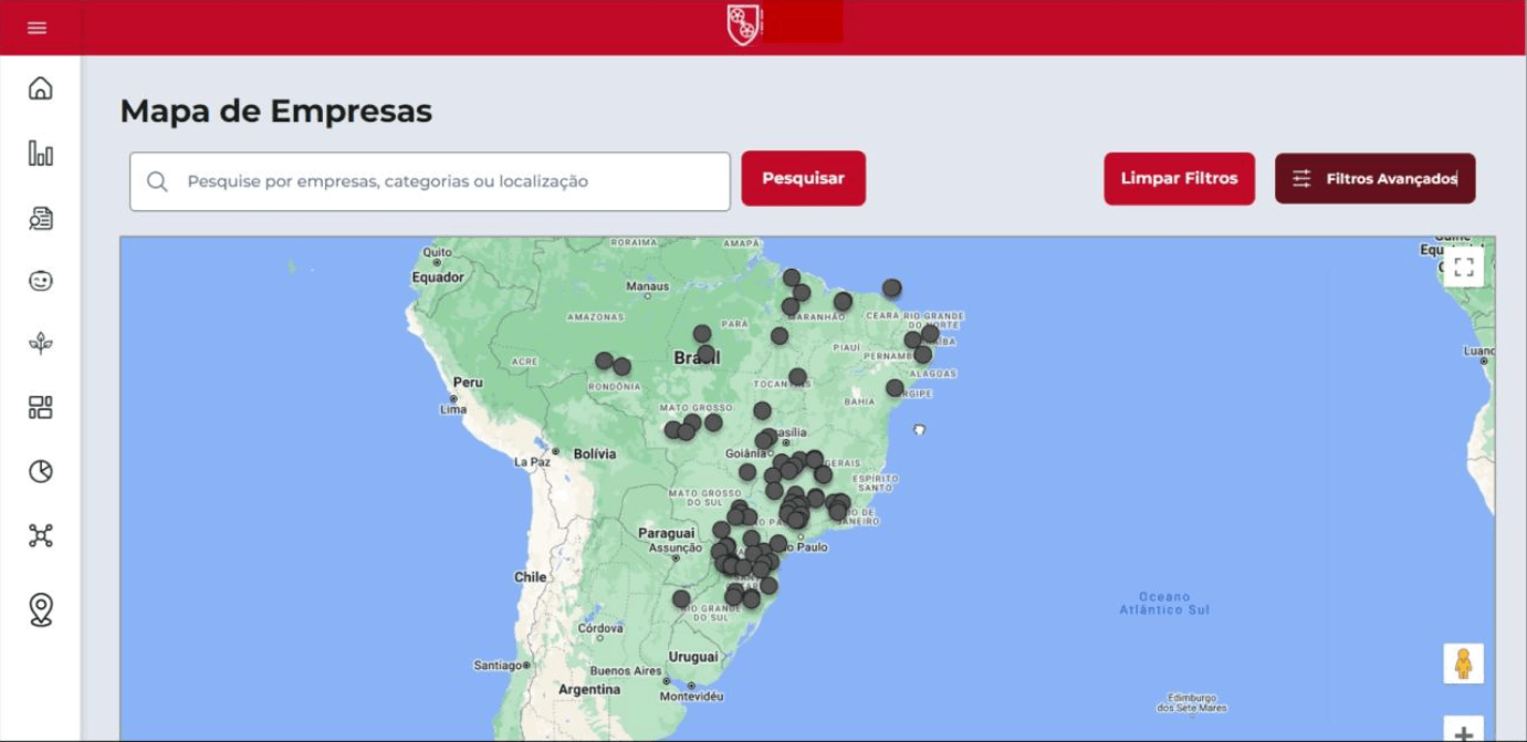 Interactive Company Map